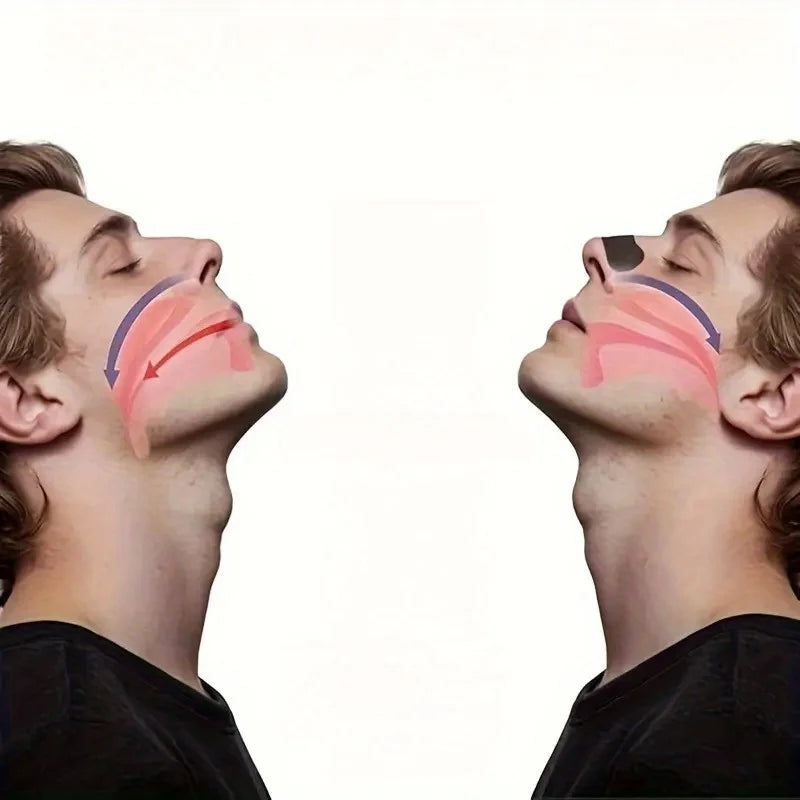 30pcs Black  Anti-Snoring Nose Strips, Right Way Stop Snoring Sleeping Aid Device Easier Breath Improve Sleep