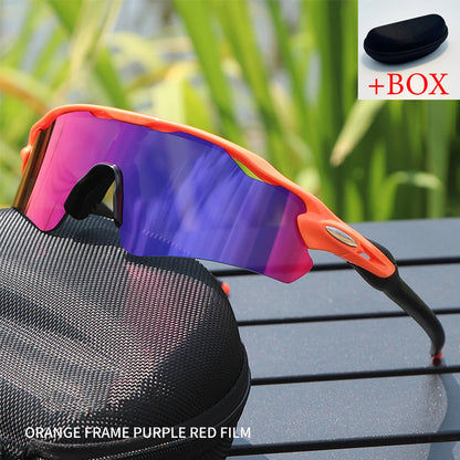 Running Driving Fishing Men's Sport Sunglasses Cycling Glasses for Men Women TR90 Frame With HD Lens Anti-Glare For MTB