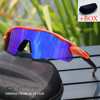 Running Driving Fishing Men's Sport Sunglasses Cycling Glasses for Men Women TR90 Frame With HD Lens Anti-Glare For MTB