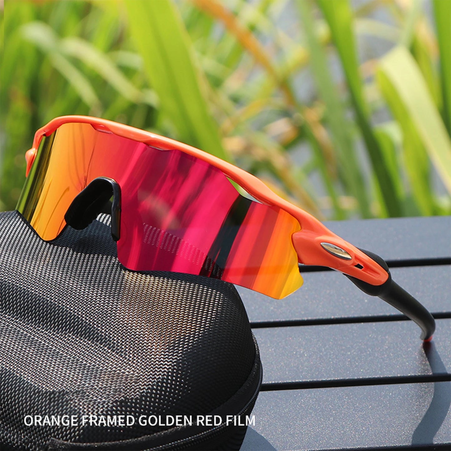 Running Driving Fishing Men's Sport Sunglasses Cycling Glasses for Men Women TR90 Frame With HD Lens Anti-Glare For MTB