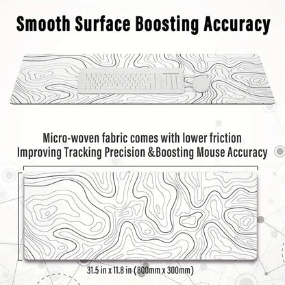 1PC Large Mouse Pads For Desk, Gaming Mouse Pad, Mouse Pad with Stitched Edges and Non-Slip Rubber Base, Extended Mouse Pad