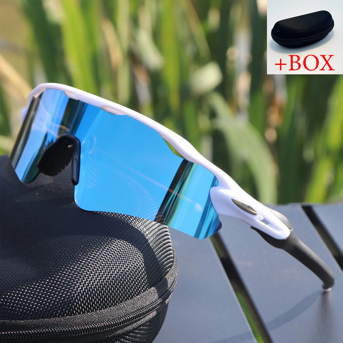 Running Driving Fishing Men's Sport Sunglasses Cycling Glasses for Men Women TR90 Frame With HD Lens Anti-Glare For MTB