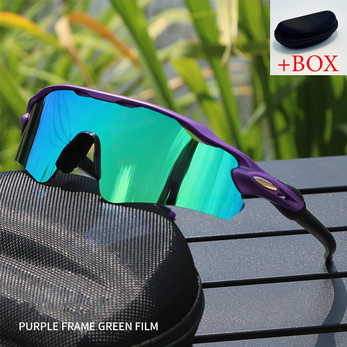 Running Driving Fishing Men's Sport Sunglasses Cycling Glasses for Men Women TR90 Frame With HD Lens Anti-Glare For MTB